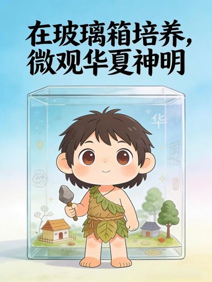 《在玻璃箱培養,微觀華夏神明》