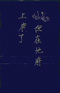 上岸了,但在地府
